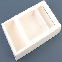 대 - 화이트 선물포장 답례용 창문형박스 선물상자 미니선물박스 창문형박스 선물포장용상자