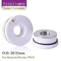 Startnow-파이버 세라믹 KT B2 CON 28/32mm Precitec Raytools WSX 커팅 조각 기계 헤드 노즐 홀더 부품, CHINA|A-28mm(5pcs)