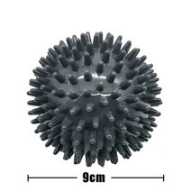 토구 트라택 트라텍 볼란스 마사지 볼 공 고슴도치 요가 휘트니스 근육 이완, 블랙 B