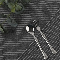 식당 고급 가게 스테인리스 수저 아기스푼 양식기포크 경품 결혼식답례품 예쁜, 5-1에우리티스푼2p, 상세페이지참조
