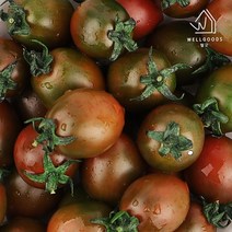 [웰굿] 스테비아 망고향 블랙스윗마토 방울토마토 1kg(500gx2), 2개