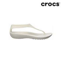 [크록스] 여성 세레나 플립 / 205468-12U 오이스터 / 여성 쪼리샌들 / Croc