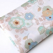 짱패브릭(2마)유로플라워안감지 원단 패브릭#, 2마(고정폭 약 110cm*180cm)