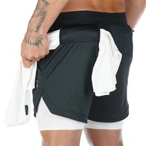 [XIG] 2022 Camo Running Shorts Men 2 In 1 더블 데크 빠른 건조 체육관 스포츠 반바지 피트니스 조깅 운동 반바지 남성 스포츠 짧은 바지