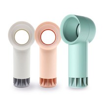 날개없는 휴대용선풍기 손선풍기 화이트 64x160x40mm, 본상품선택