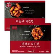 덴포 버팔로 치킨윙 1Kg 버팔로 치킨봉 1Kg 세트, 1세트