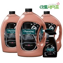 [아토세이프] 밀크코튼 드레스퍼퓸 섬유탈취제 차밍센슈얼향 3L 3개, 1세트