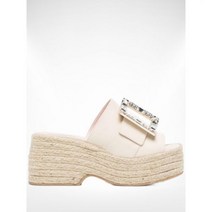 ROGER VIVIER N30 로저비비에 여성용 샌들 STRASS BUCKLE WEDGE SANDALS