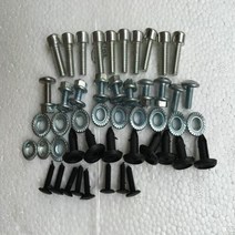 특수볼트모든 종류의 페어링에 널리 사용되는 오토바이 볼트 나사 너트 와셔 패스너 고정 및 1 팩, 한개옵션0
