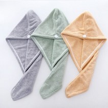 3대 3배 빨리 마르는 헤어타올 드라이수건 극세사 드라이 수건 머리말리기 파우치증정, 1개, 블루
