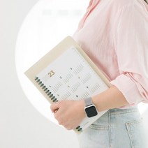 세컨 플래너 미디움 월간 2023 23년 새해 일기장 수첩 스케줄 kzac home, 상세페이지 참조