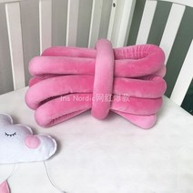 꽈배기 범퍼 가드 인테리어 스팽글 매듭 긴베개 롱쿠션 아이방 쿠션 침대틈새 침대사이, 17, 2묶음