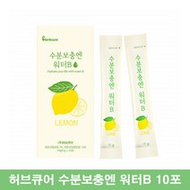 이온음료 분말 마시는 수액 링거 먹는 포도당 수분보충 타우린 음료 허브큐어 워터B 스틱 10포