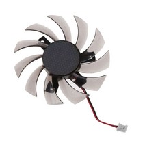 75MM PLD08010S12H 2 핀 쿨러 팬 그래픽 카드 냉각 팬 GTX 460 GTX560Ti L4MD 용, 한개옵션0