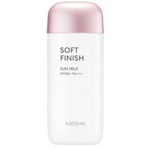 미샤 올 어라운드 세이프 블록 소프트 피니쉬 선밀크 SPF50+/PA+++, 70ml, 14개