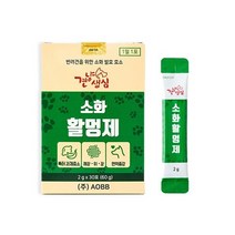 견냥생심 소화활멍제 강아지 소화효소 구토 설사 췌장 영양제, 싱글자녀세트 1박스 30포