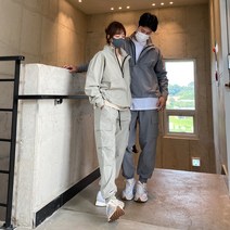 (10년입는) 트레이닝세트 커플 후드 바람막이 반집업 아노락 트레이닝복