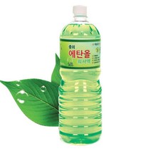 에탄올워셔액 자동차워셔액 1.8L 1개, 1
