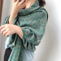 캐시미어머플러 목도리 스카프 패션 럭셔리 브랜드 그린 레오파드 도트 캐시미어 레이디 가을 겨울 랩 pashmina stole bufandas muslim hijab snood