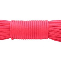 GEGEDA 파라코드 550 낙하산 코드 랜야드 텐트 로프 가이라인 밀 스펙 타입 III 7 가닥 50FT 100FT 하이킹 캠핑용, 21 red+50feet