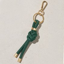 줄앤코 로프매듭 키링 키홀더, 딥그린