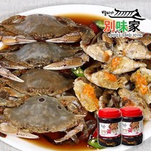 [별미가] 2kg+2kg 밥도둑 깔끔 여수 전통방식 삼점 암꽃게 간장게장 4kg, 별미 암꽃게장 4kg