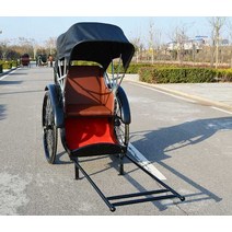 인력거 관광 인간마차 관광지 체험 소품 손수레