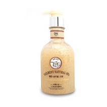 LG/벨먼 내추럴스파 사해소금 스크럽 바디워시 400ml, 1개