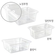 PC밧드 모음 밧트 바트 뚜껑 드레인 투명 국내생산, 1/4 물받이(드레인)