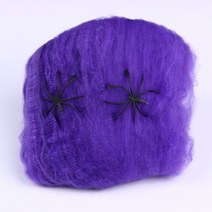 할로윈 거미줄 유령의집 장식 소품 방탈출카페 유령의집, 퍼플 20g