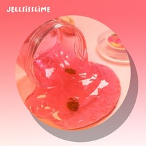 젤리시스터즈 복숭아퐁당 지글리 수제 슬라임 230ml