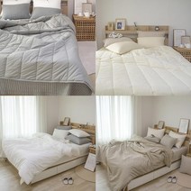 천솜이 딕시 순면 100수 초고밀도 차렵이불+베개커버