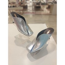미소페여성 스퀘어 발등절개라인 슬리퍼 012323005 7cm 2color