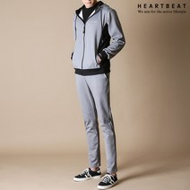 하트비트 퍼어틱 후드집업 트레이닝 세트 베이직핏 운동복 커플 츄리닝 단체복 남자 여자 남여공용 빅사이즈 커플티 추리닝 트레이닝복 셋트