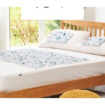 열대야 해결사 KC인증 4도다운 쿨매트 특대형 3종세트, 플랜트