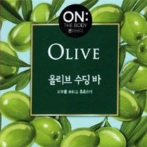 온더바디 더내추럴 올리브 수딩 비누, 90g, 4개