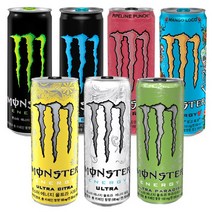 몬스터 에너지 드링크 7종캔 일반용 355ml x (23+1)캔, 몬스터 에너지 망고로코