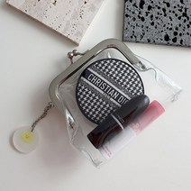 카드수납 똑딱이 투명 동전지갑 SHEP-0204