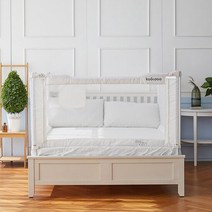 쿨두 슬라이딩 침대가드, H85_180cm 화이트