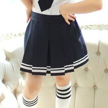 도담도담 테니스 여아 아동 주니어 초등학생 스커트 곤색