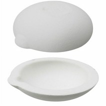 보석 용 석영 도가니 금 은 및 백금 주조 정제 된 세라믹 외경 58mm, 한개옵션0