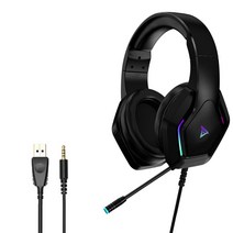 3.5mm 게임용 헤드셋 구부릴 수있는 마이크 소음 제거 컴퓨터 헤드폰 온라인 채팅 귀마개 이어폰 게이머 장비, 유형1