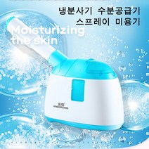 냉동 스팀기 가정용 페이스 스팀기, 블루