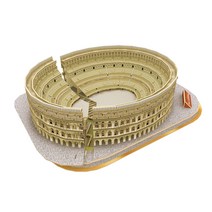 Cubicfun 큐빅 팬 콜로세움 내셔널 지오그래픽 시티 트래블러 시리즈 포토그래프 책자 포함(28p) 조립 시간 4시간 입체 퍼즐 공작 키트 종이 공예 공구 접착제 불필요 어른 아이 모형 DS0976h