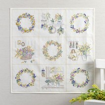 프랑스 자수 재료 KTC-HM426 함수초[운화공방] 대형 키트 꽃 소품 야생화