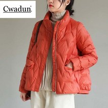 여성용 겨울패딩 루즈핏 코트 고급 오리털