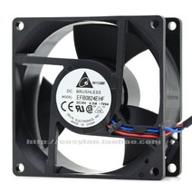 Emerson CT 주파수 변환기 냉각 팬 호환용용 DELTA EFB0824EHF 8032 24V 0.35A, 한개옵션0