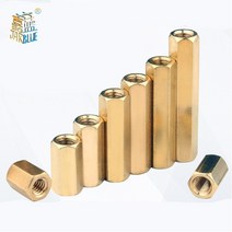 5-50pcs 육각 암-암 M2 M2.5 M3 M4 M5 황동 스탠드 오프 스페이서 스터드 중공 기둥, M3XL(20PCS)_4mm