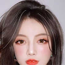 숱적은여자 정수리 볼륨주기 부분가발 숱적은사람 애교머리 모임, 다크브라운