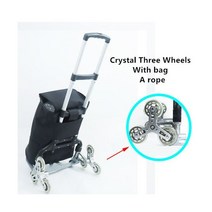 150kg 모든 지형 계단 등반 카트 핸드 트럭 번지 코드 포함 위층화물 용 휴대용 접이식 트롤리 가방 포, 05 05